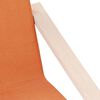 vidaXL Chaise de relaxation Jaune foncé Tissu