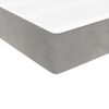 vidaXL Matelas de lit à ressorts ensachés 90x220x20 cm velours
