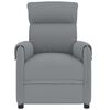 vidaXL Fauteuil de massage inclinable Gris clair Tissu