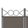 vidaXL Cloison de s&eacute;paration 3 panneaux Anthracite 120x200 cm Tissu