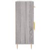 vidaXL Buffet sonoma gris 69,5x34x90 cm bois d'ing&eacute;nierie