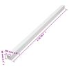 vidaXL Goulotte de c&acirc;ble 100x60 mm 30 m PVC