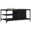 vidaXL Table basse Noir 100x50x45 cm Bois d'ing&eacute;nierie