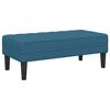 vidaXL Ensemble de Canap&eacute;s avec coussin 2 pcs Bleu Polyester