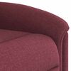 vidaXL Fauteuil de massage inclinable Rouge bordeaux Tissu