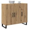 vidaXL Buffet Ch&ecirc;ne artisanal 90 x 34 x 80 cm Bois d'ing&eacute;nierie