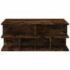 vidaXL Table basse ch&ecirc;ne fum&eacute; 70x70x29 cm bois d'ing&eacute;nierie