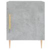 vidaXL Tables de chevet 2 pcs gris b&eacute;ton 40x40x50 cm bois d&rsquo;ing&eacute;nierie