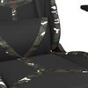 vidaXL Chaise de jeu Noir et camouflage Similicuir