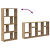 vidaXL Biblioth&egrave;que ch&ecirc;ne artisanal 60x20x120,5 cm bois d'ing&eacute;nierie