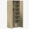 vidaXL Buffet haut ch&ecirc;ne sonoma 80x35x180 cm bois d'ing&eacute;nierie