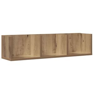 vidaXL &Eacute;tag&egrave;re murale &agrave; CD ch&ecirc;ne artisanal 75x18x18 cm bois ing&eacute;nierie