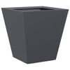 vidaXL Jardini&egrave;re anthracite 30x30x30 cm acier