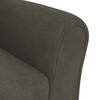vidaXL Canap&eacute; pour enfants Gris fonc&eacute; Velours