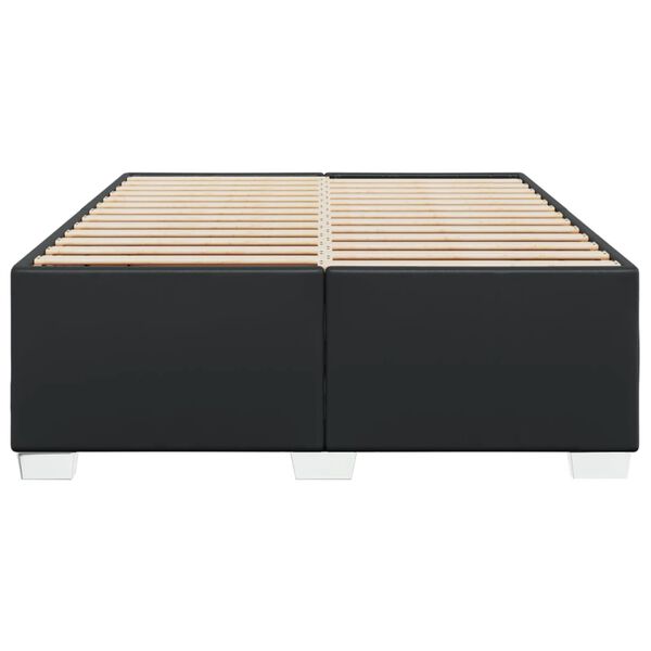 vidaXL Cadre de lit sans matelas noir 140x200 cm similicuir