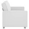 vidaXL Canap&eacute; Blanc 160 x 78 x 84 cm tissu