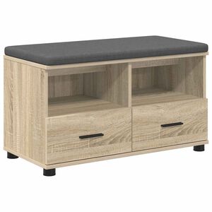 vidaXL Banc d'entr&eacute;e Ch&ecirc;ne Sonoma 80 x 38 x 46 cm