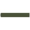vidaXL Bordures pelouse 50pcs vert olive 15x103cm acier lamin&eacute; &agrave; froid