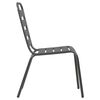 vidaXL Ensemble de chaises de jardin empilables 7 pcs anthracite