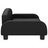 vidaXL Canap&eacute; pour enfants noir 70x45x30 cm similicuir