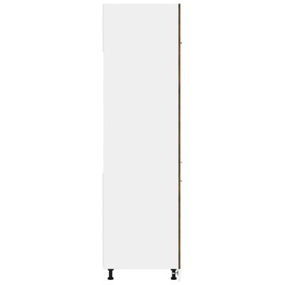 vidaXL Armoire à réfrigérateur Chêne fumé 60x57x207 cm Bois