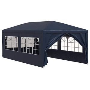 vidaXL Tente de r&eacute;ception 3 x 6 m Bleu