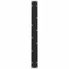 vidaXL Pieds de table &agrave; manger Noir 2 pi&egrave;ces 100x(72-73) cm Acier