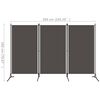 vidaXL Cloison de s&eacute;paration 3 panneaux Anthracite 260x180 cm