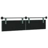 vidaXL T&ecirc;te de lit suspendue Vert Mer 210 x 55 x 7 cm Velours