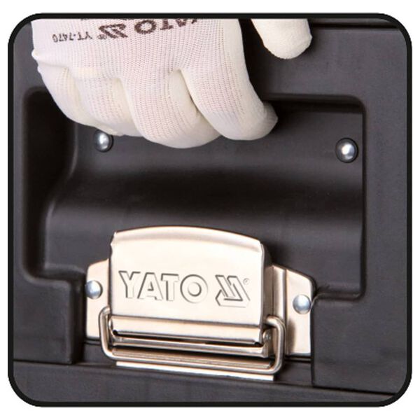 YATO Chariot &agrave; bo&icirc;tes &agrave; outils avec 2 tiroirs 52x32x72 cm