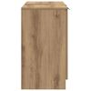 vidaXL Cabinet de salle de bain Ch&ecirc;ne artisanal 64,5 x 33,5 x 59 cm