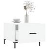 vidaXL Tables basses 2 pcs blanc 50x50x40 cm bois d'ing&eacute;nierie