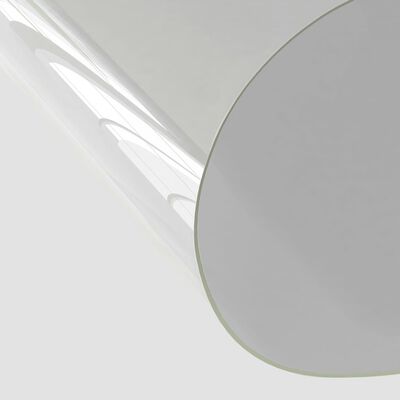 VIDAXL Protecteur de table transparent Ø 120 cm 2 mm PVC pas cher
