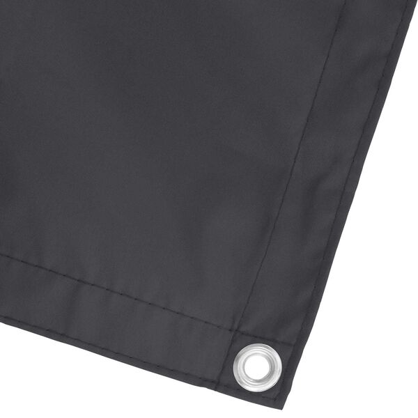 vidaXL &Eacute;cran de balcon Noir 100 x 500 cm Tissu Oxford
