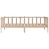 vidaXL Lit de jour sans matelas bois de pin massif 90x200 cm
