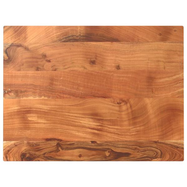 vidaXL Dessus de table 80x50x3,8 cm rectangulaire bois massif d'acacia