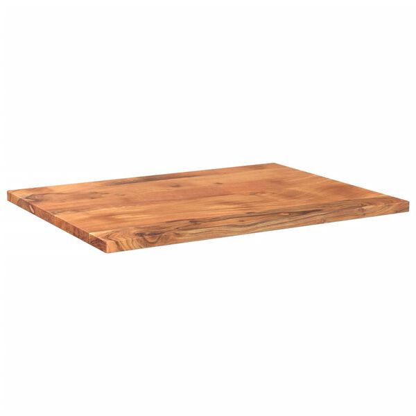 vidaXL Dessus de table 80x70x2,5 cm rectangulaire bois massif d'acacia