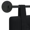 vidaXL T&ecirc;te de lit suspendue Noir 130 x 55 x 5 cm Velours