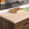 vidaXL Armoires de garage 2 pcs ch&ecirc;ne marron bois d'ing&eacute;nierie