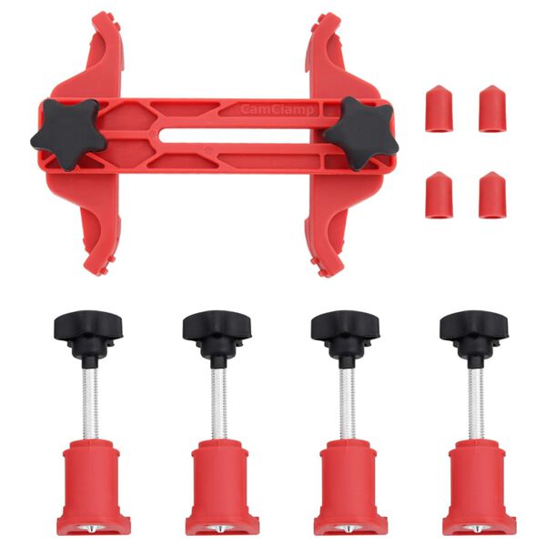 vidaXL Kit d'outils de serrage &agrave; cames 5 pcs