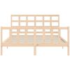vidaXL Cadre de lit sans matelas 160x200 cm bois massif de pin
