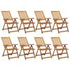 vidaXL Ensemble &agrave; manger de jardin 9 pcs Bois d'acacia massif