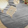 vidaXL Tapis d'extérieur ARAKIL gris Ø200 cm PP