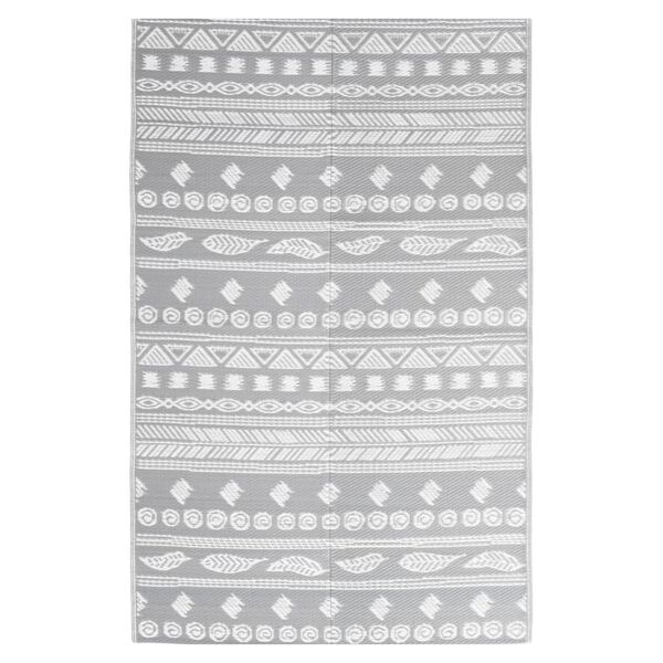 vidaXL Tapis d'ext&eacute;rieur ARAKIL Gris 160x230 cm PP