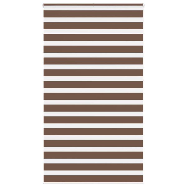 vidaXL Store z&egrave;bre marron 120x230cm largeur du tissu 115,9cm polyester