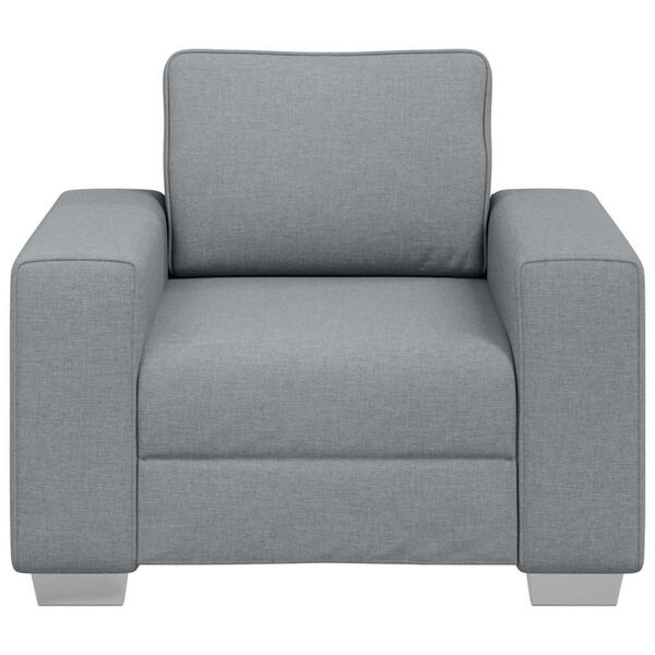 vidaXL Canap&eacute; Gris clair 100 x 80 x 82 cm tissu