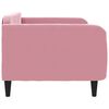 vidaXL Lit de repos rose 100x200 cm velours