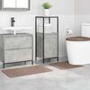 vidaXL Ensemble de tapis de bain antid&eacute;rapants 3 pcs Marron PP