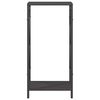 vidaXL Portant de bois chauffage noir 34x25x70 cm