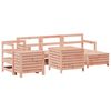 vidaXL Salon de jardin 7 pcs bois massif sapin de douglas